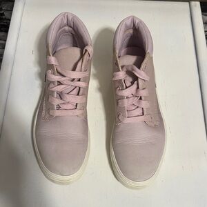 Timberland Women's Pink Lace-Up Sneakers